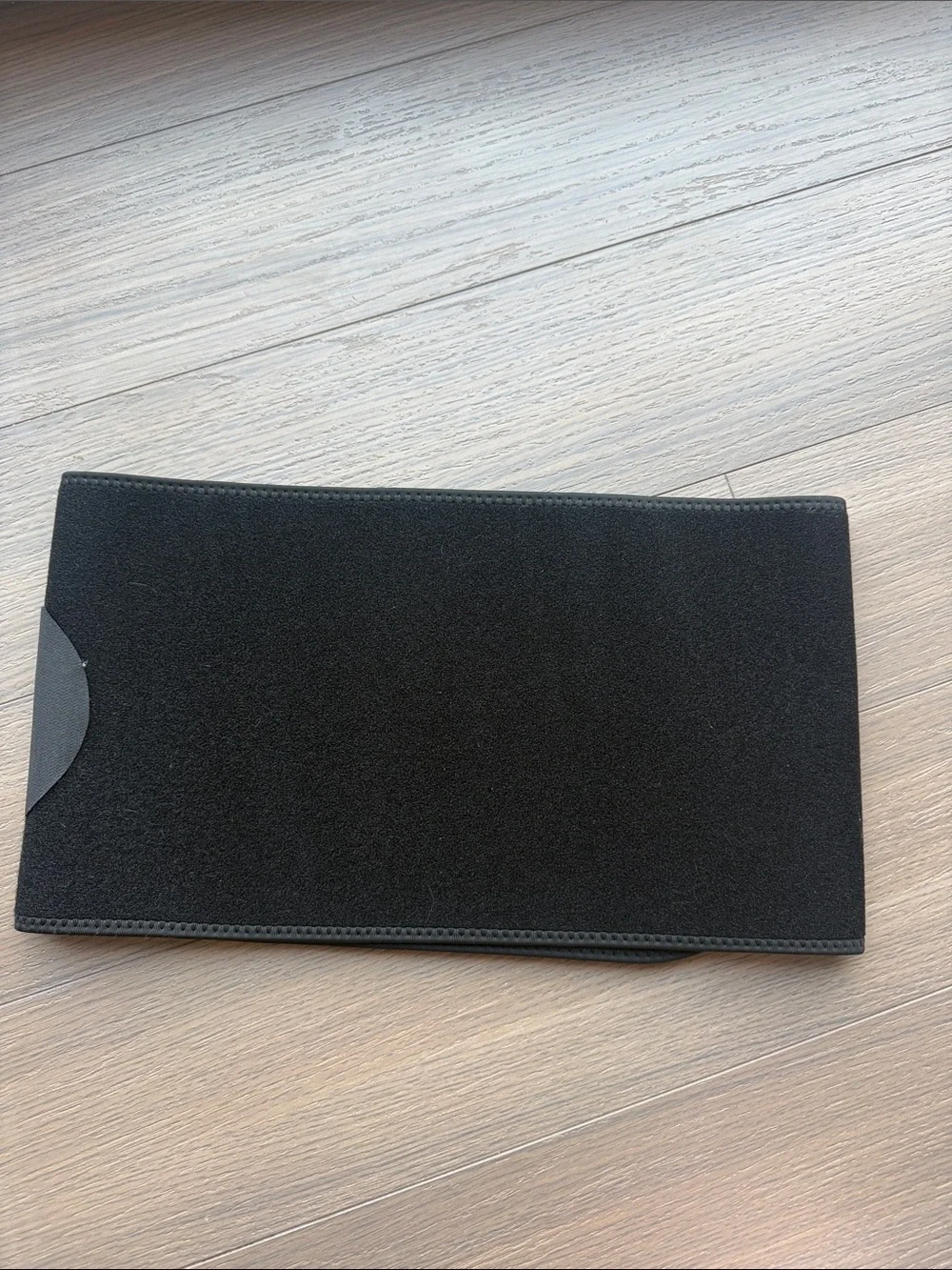 ellos Black Neoprene Tablet Sleeve with Zip Pocket